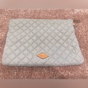 MZ Wallace nylon pouch gray